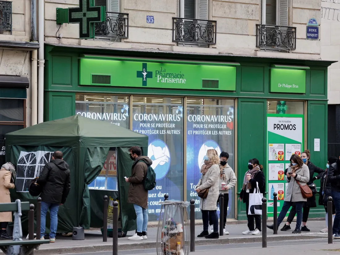 Covid-19 : un Francilien sur 25 testé positif entre le 4 et 11 janvier 2022